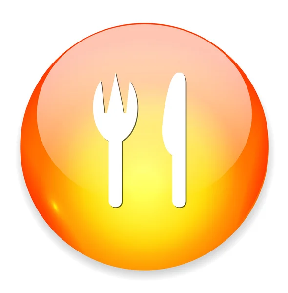 Restaurant web icon — Stock Vector