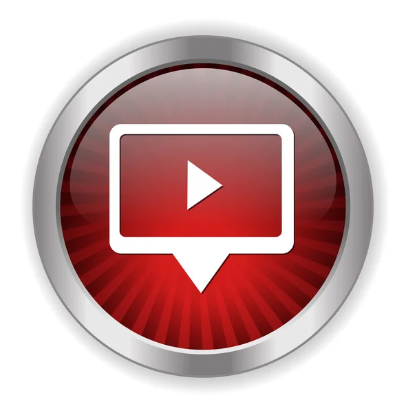Reproducir botón de vídeo — Archivo Imágenes Vectoriales