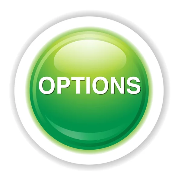 Кнопка опции — стоковый вектор