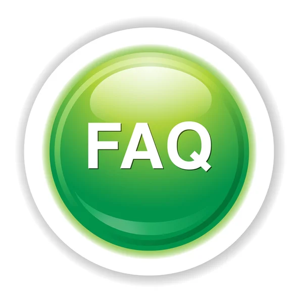 Frequently asked questions icon — Stock Vector