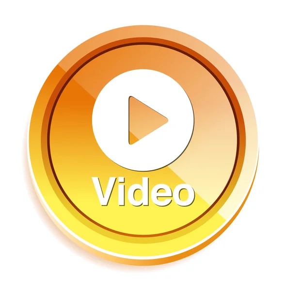 Video web icon — Stock Vector