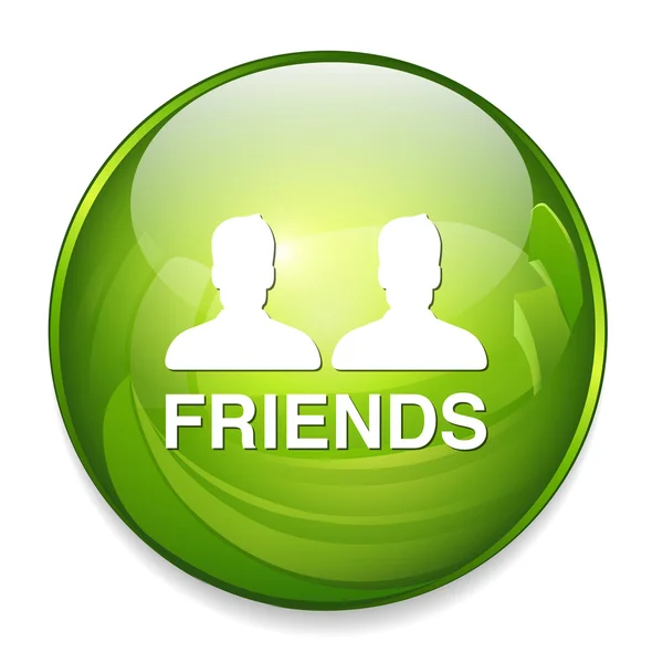 Friends web icon — Stock Vector