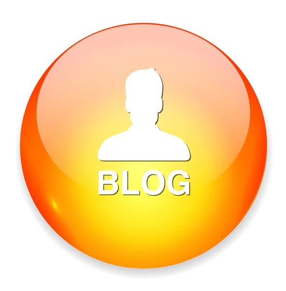 Blog-Ikone — Stockvektor