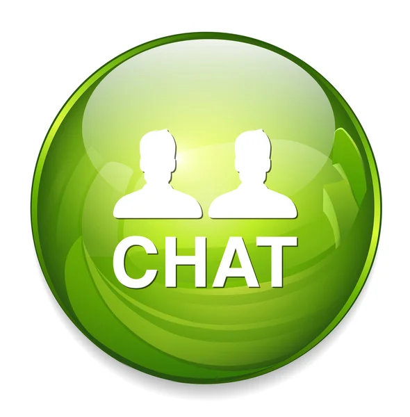 Chat web pictogram — Stockvector