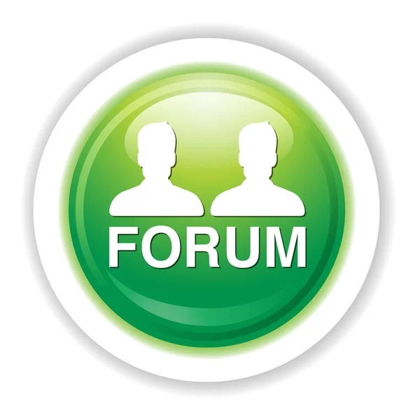 Icona web del forum — Vettoriale Stock