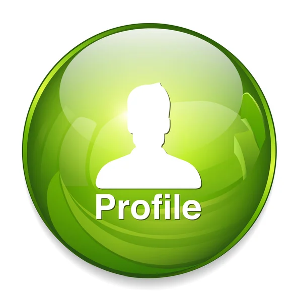 Icona immagine profilo avatar maschile — Vettoriale Stock