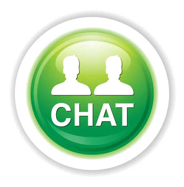 Chat-Ikone — Stockvektor