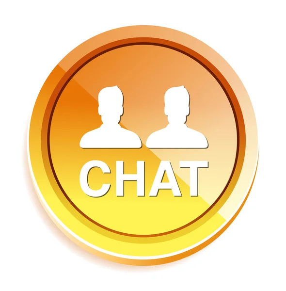 Chat web icon — Stock Vector