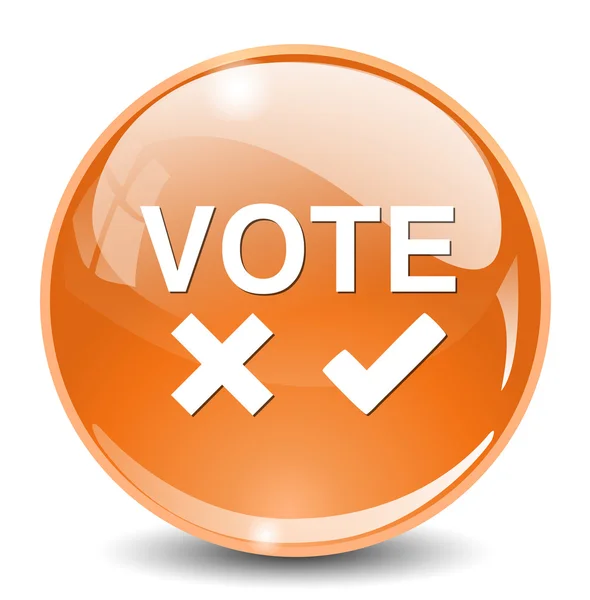 Voto icono web — Vector de stock