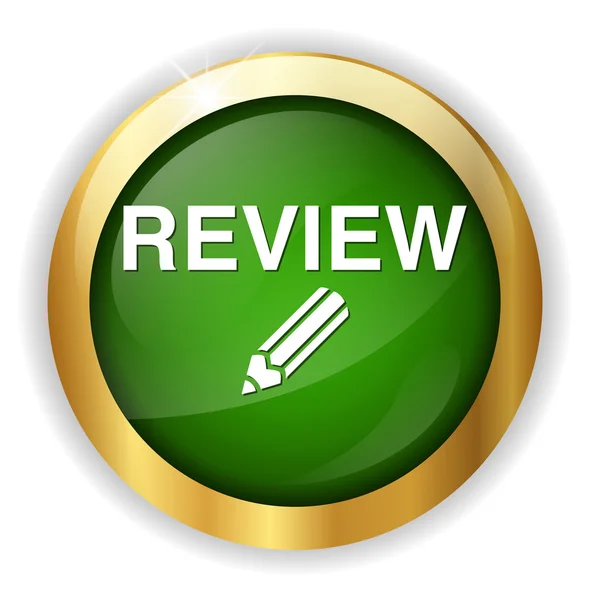 Review Button icon — Stock Vector
