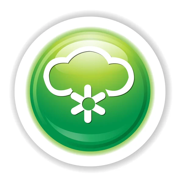Weather web icon — Stock Vector