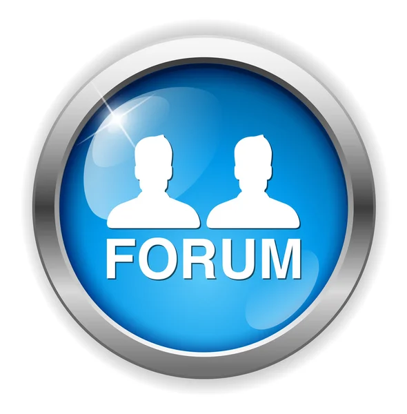 Icône web du forum — Image vectorielle
