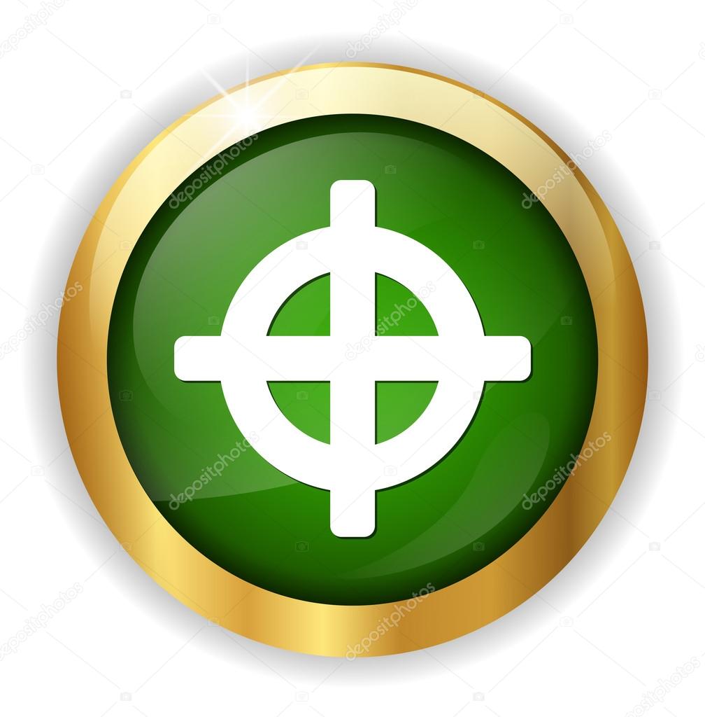 Crosshair sign icon