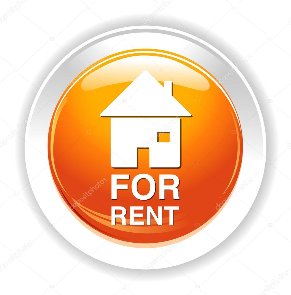 For rent sign button