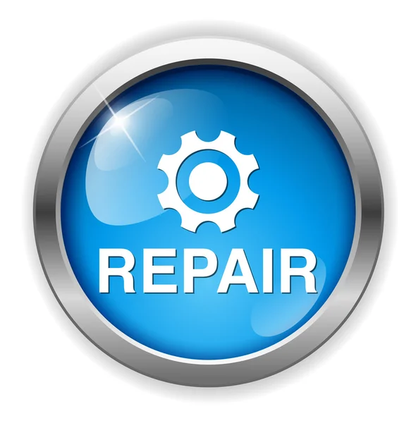 Reparar icono botón — Vector de stock