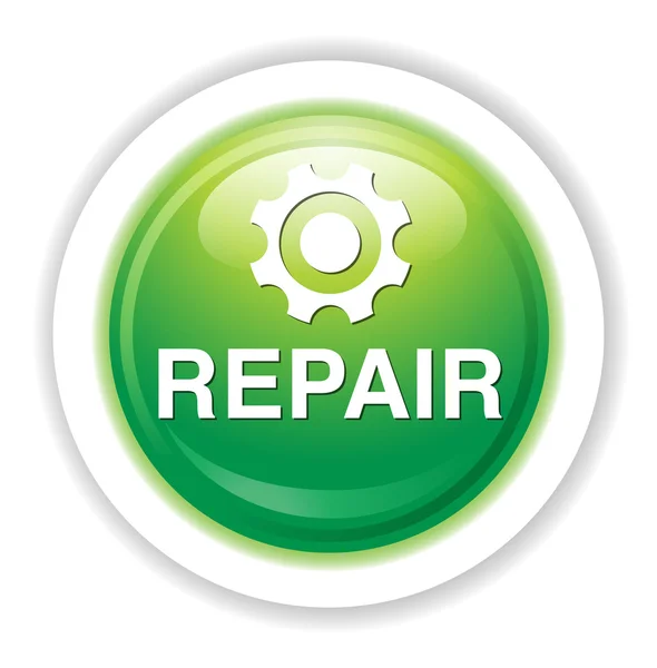 Repair button icon — Stock Vector