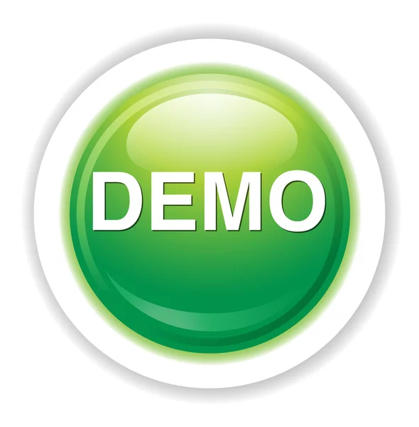 Demo web icon — Stock Vector