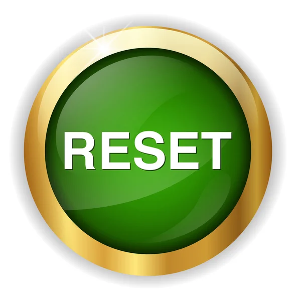 Reset button icon — Stock Vector