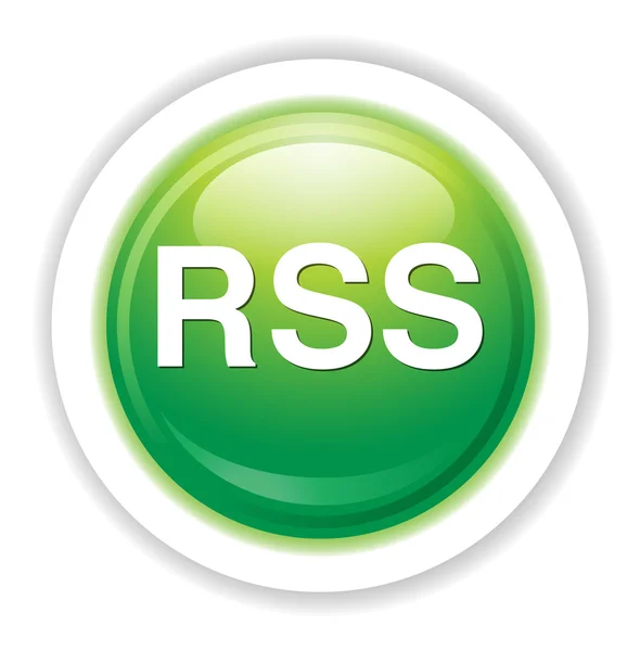 Ícone web rss — Vetor de Stock