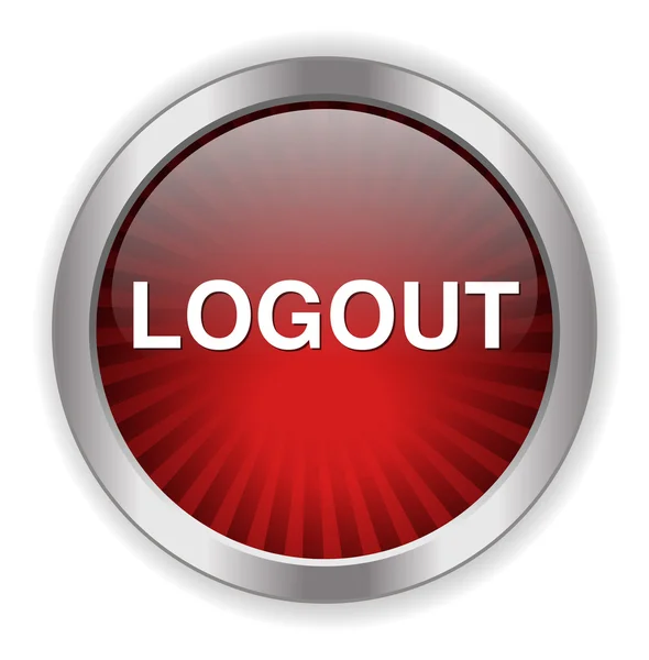 Веб-иконка Logout — стоковый вектор