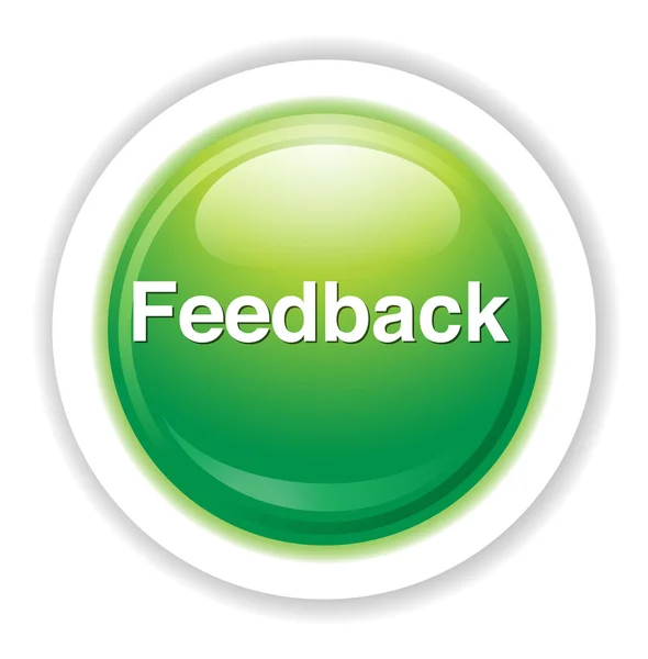 Feedback button icon — Stock Vector