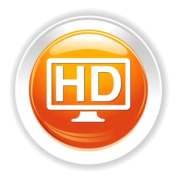 Icono de pantalla HD — Vector de stock