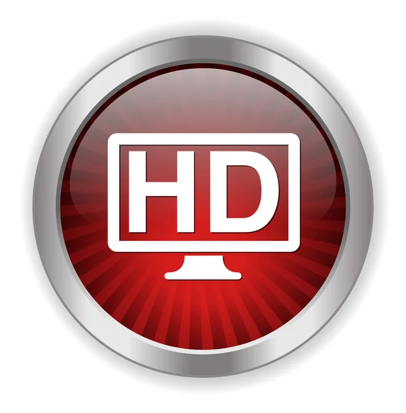 Icono de pantalla HD — Vector de stock