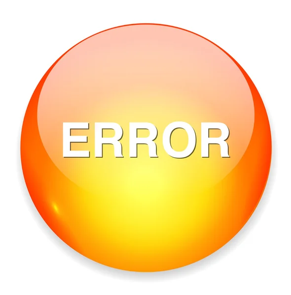 Icône web erreur — Image vectorielle