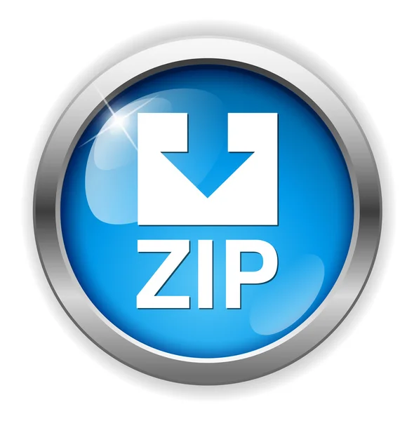 Zip bestandspictogram — Stockvector