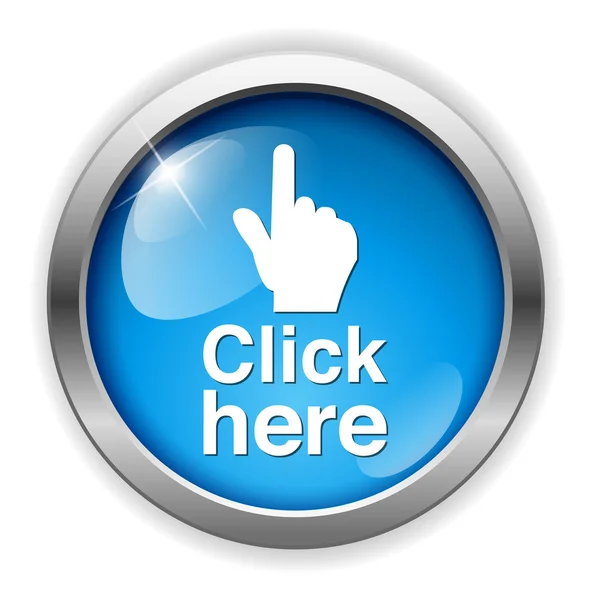 Click here button — Stock Vector