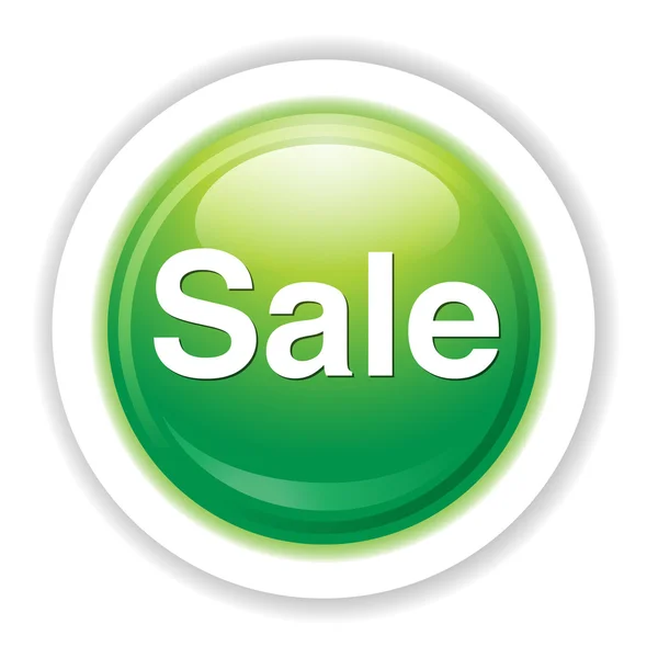 Ícone de botão de venda — Vetor de Stock