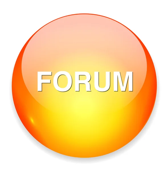 Icona web del forum — Vettoriale Stock