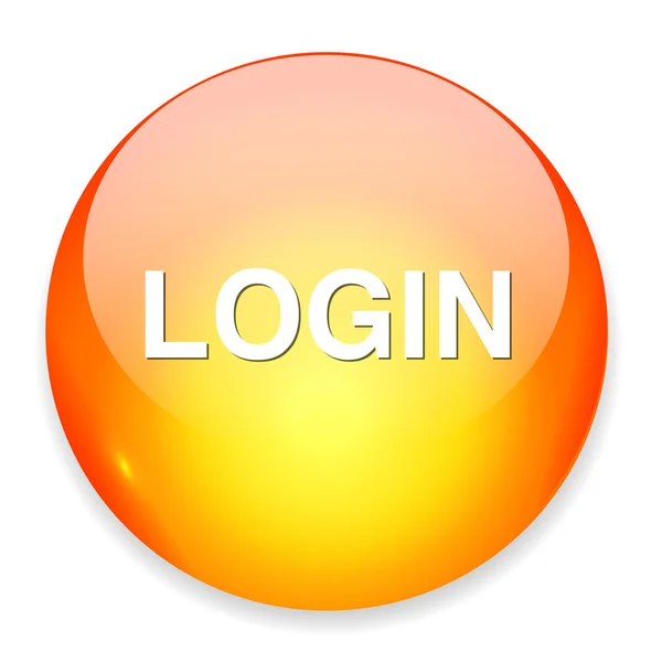 Ícone de botão de login —  Vetores de Stock