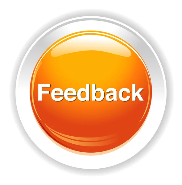 Feedback button icon — Stock Vector