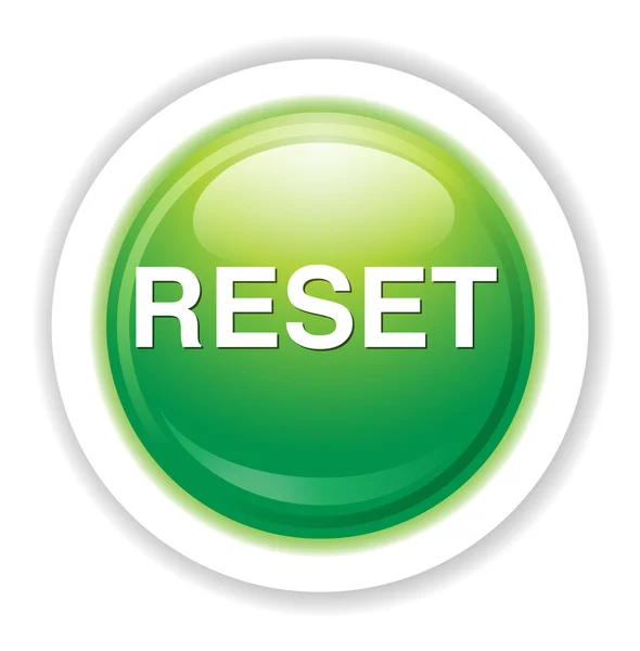 Reset button icon — Stock Vector