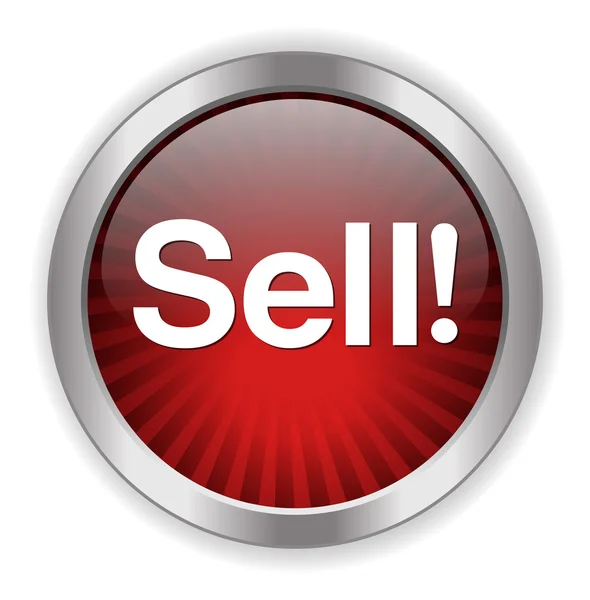 Sell button icon — Stock Vector