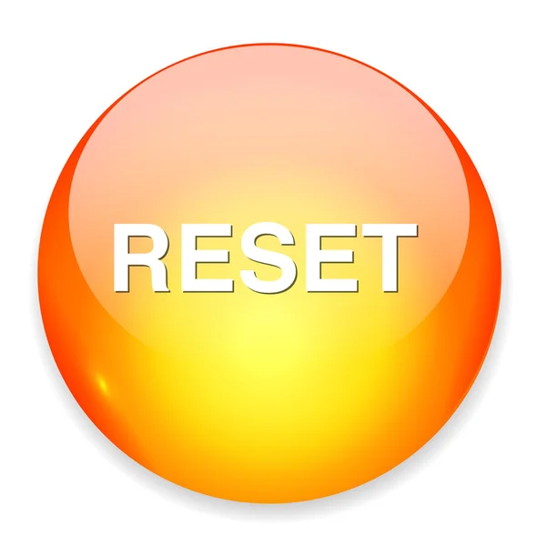 Reset button icon — Stock Vector