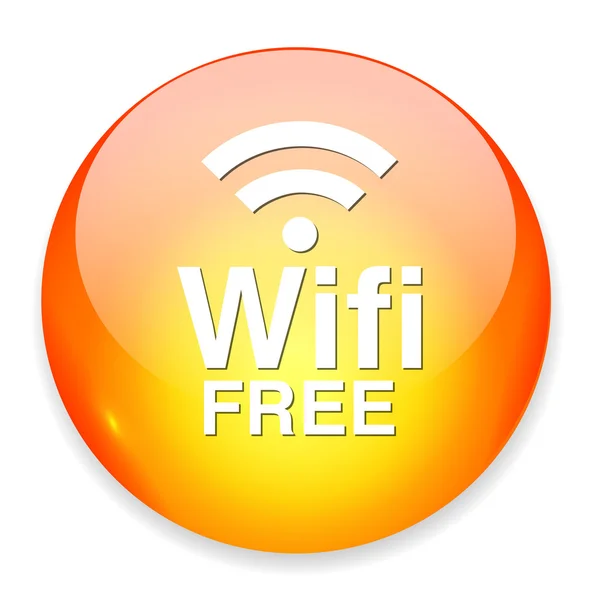 Ícone wifi gratuito — Vetor de Stock