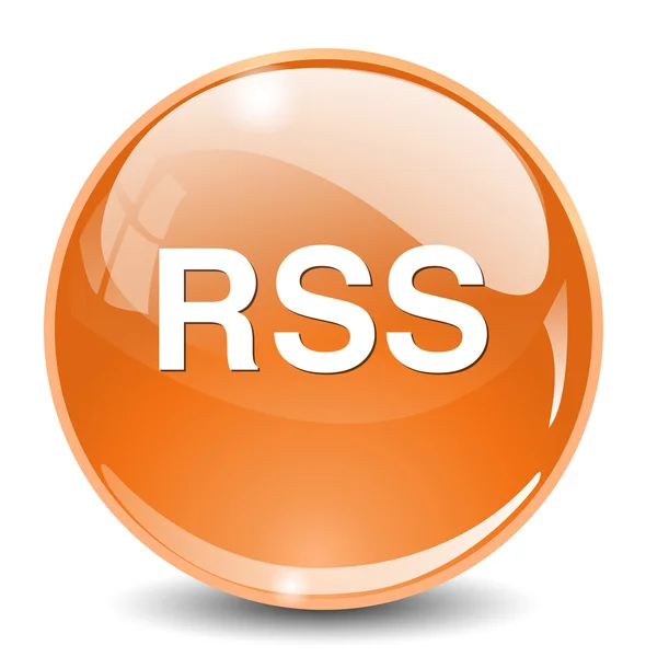 Icono web rss — Vector de stock