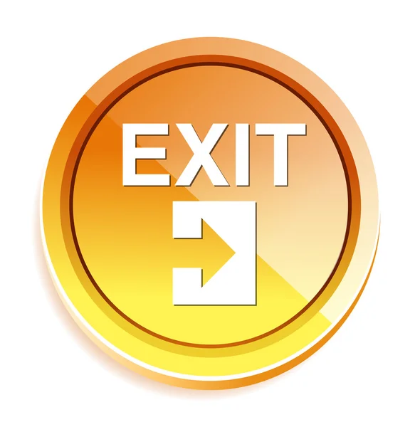 Exit web icon — Stock Vector