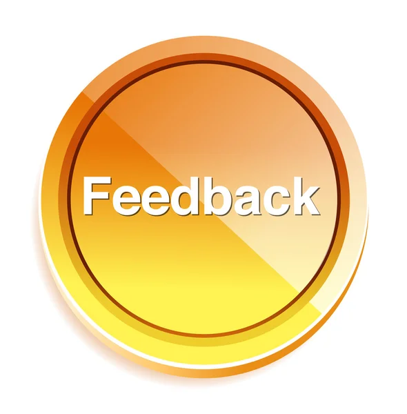 Feedback button icon — Stock Vector