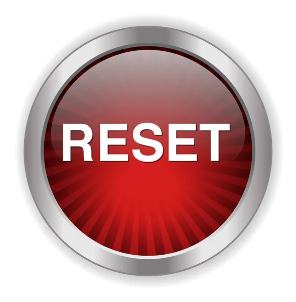 Reset button icon — Stock Vector