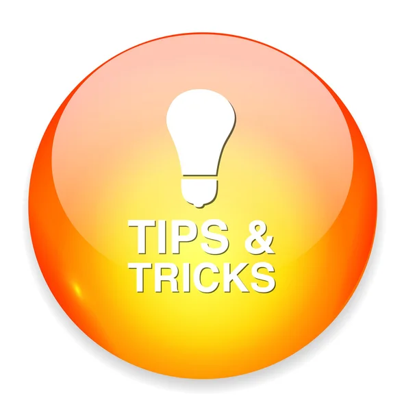 Tips och tricks-ikonen — Stock vektor
