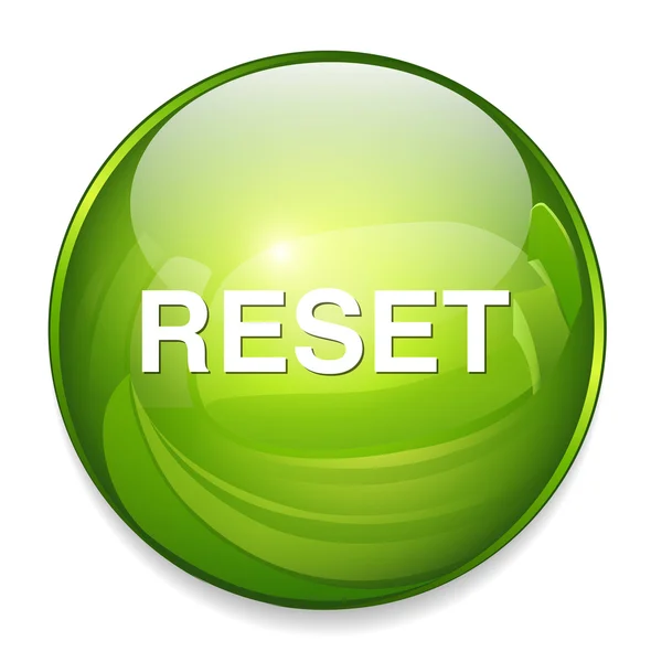 Reset button icon — Stock Vector