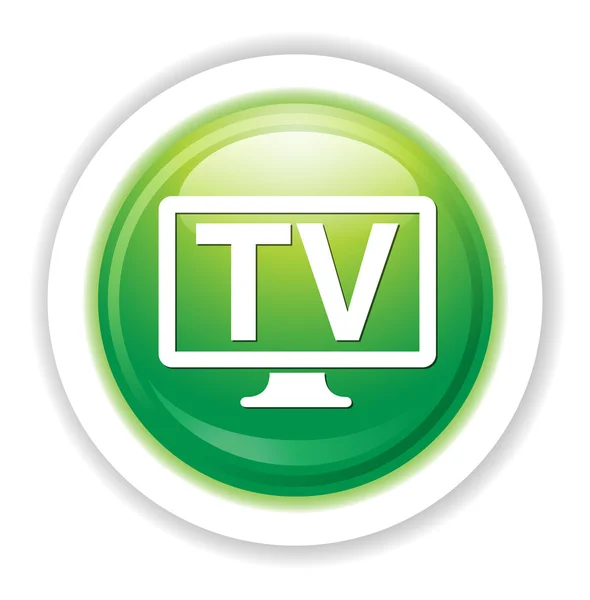 Ikona webové televize — Stockový vektor