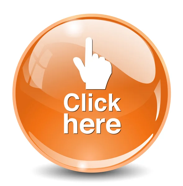 Click here button — Stock Vector