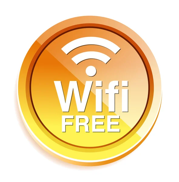 Icono wifi gratis — Vector de stock