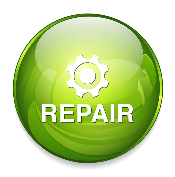 Repair button icon — Stock Vector