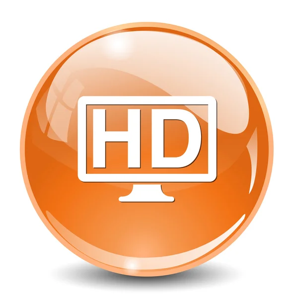 Icono de pantalla HD — Vector de stock