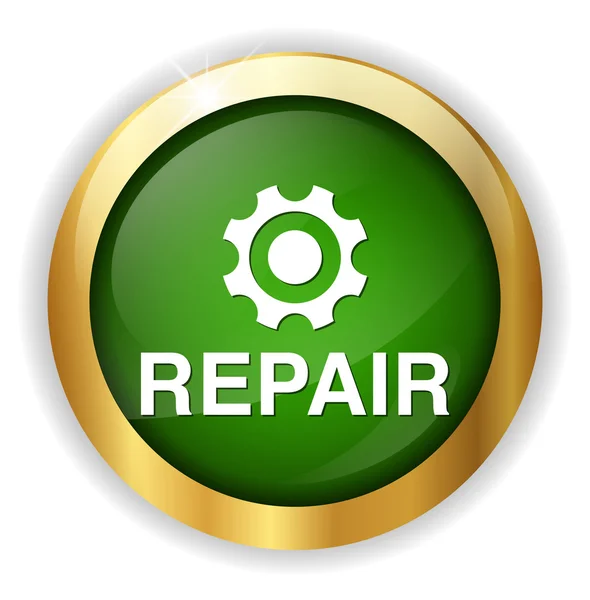 Reparar icono botón — Vector de stock